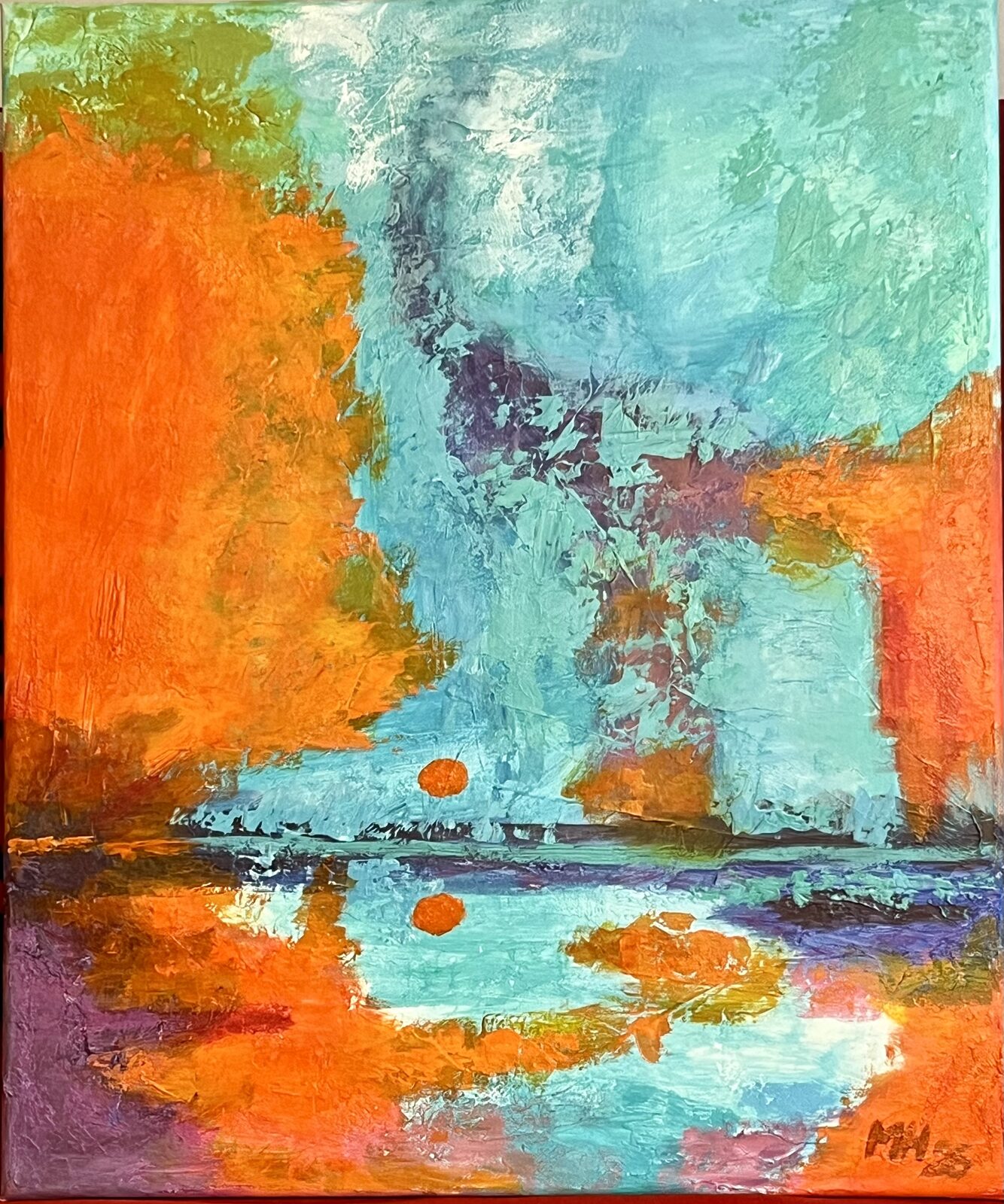 Spiegelteich, eines der Werke von Mara